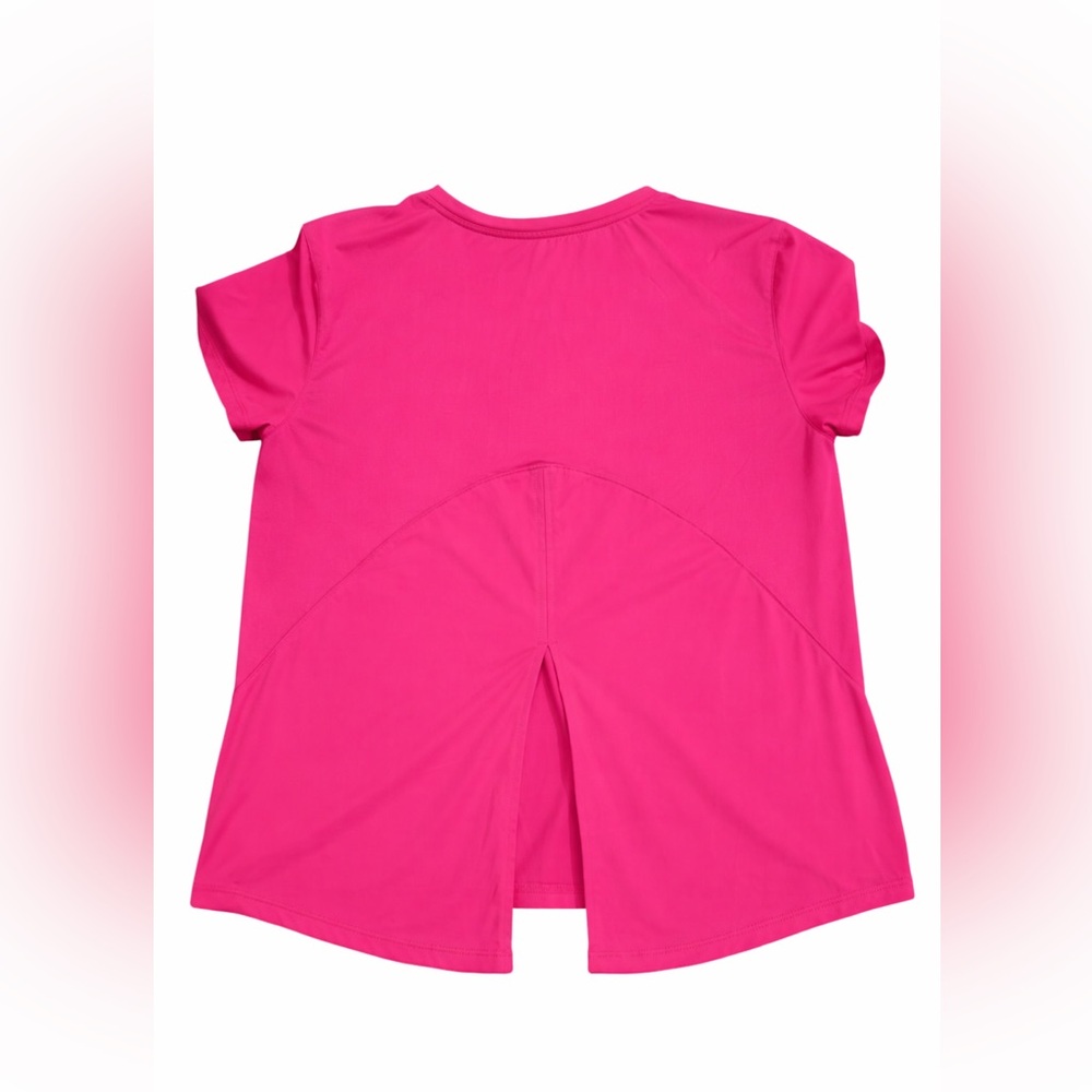 Spyder Active Women’s Pink Performance Top Size Large NWOT Athletic Tee - Picture 4 of 7